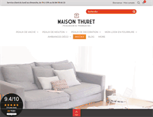 Tablet Screenshot of maison-thuret.com